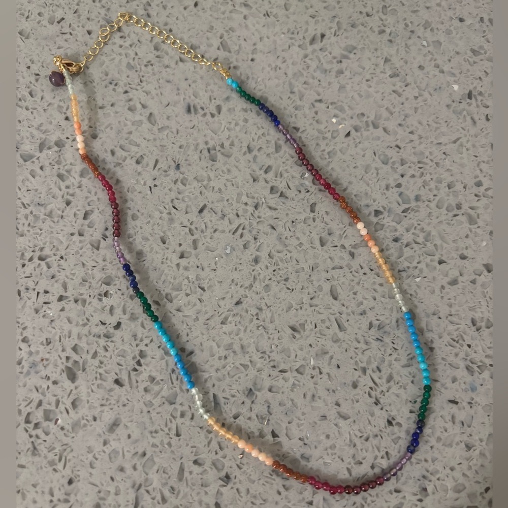 Semiprecious choker